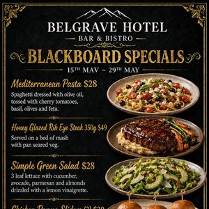 BLACKBOARD SPECIALS 