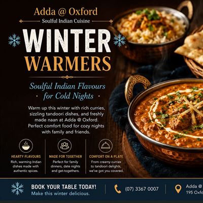 Adda @ Oxford - Soulful Indian Cuisine