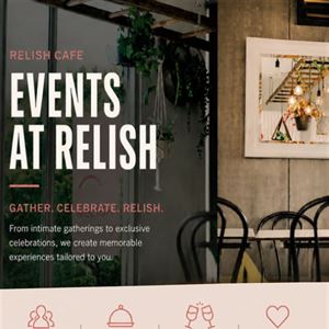 Events at Relish Cafe