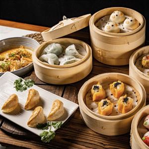 Han's Mixed Dumpling Platter at Han's Kitchen