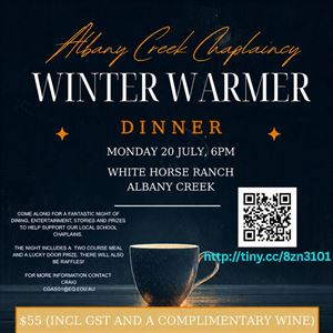 Winter Warmer Chaplaincy Dinner
