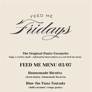 Feed Me Friday 3rd July 