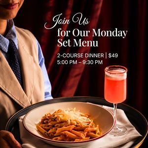 Monday Set Menu 