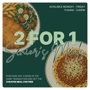 Seniors 2-for-1