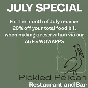 July special 20% off food