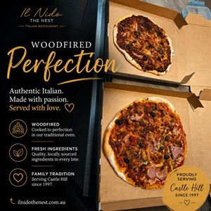 Woodfired Pizza Night at Il Nido