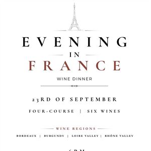 An Evening in France Wine Dinner