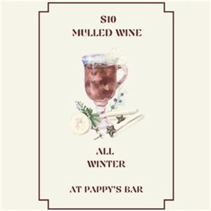 Mulled Wine All Winter at Pappy's Bar