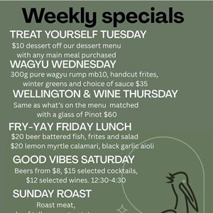Weekly specials