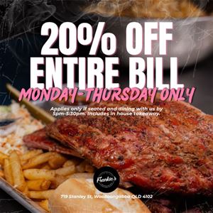 20% Bill Special