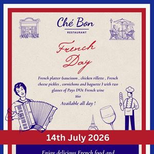 Celebrate Bastille Day at Che Bon! ????