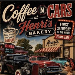 Coffee N Cars at Henri’s Bakery