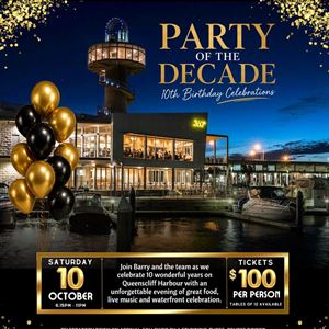 Party of the Decade with 3-course dinner!