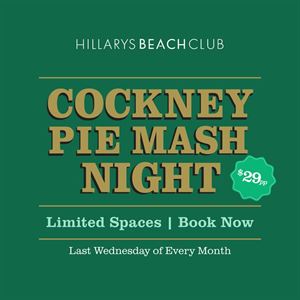 Cockney Pie Night