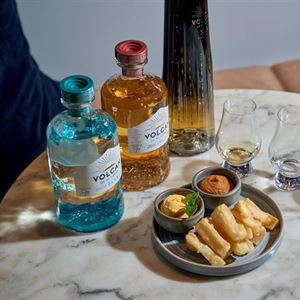 Volcan Tequila Flight @ Mas Vino