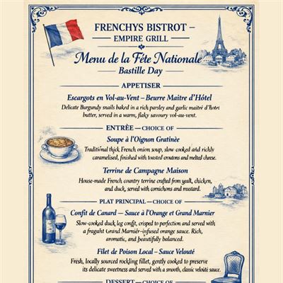 Frenchys Bistrot at the Empire Grill