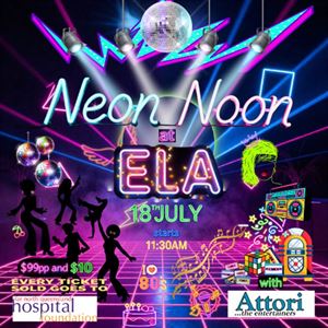 Neon Noon: An 80s Lunch Party