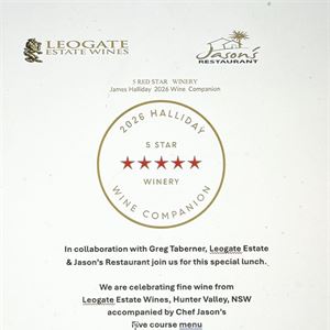 Leogate Estate Wine Lunch
