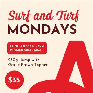Surf & Turf Mondays 