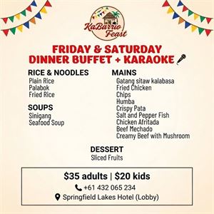 Friday & Saturday Buffet 
