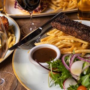 Tuesday Hanger Steak at Four in Hand