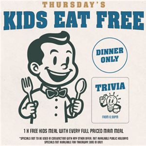 Kids Eat Free Thursdays at Bago Tavern