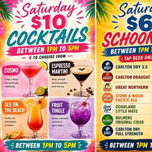 Saturday Happy Hour