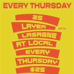 25 Layer Lasagne Thursdays