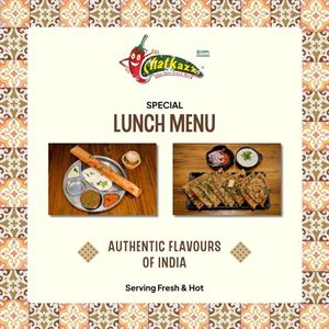 Special Lunch Menu At Chatkazz - Authentic Flavours Of India