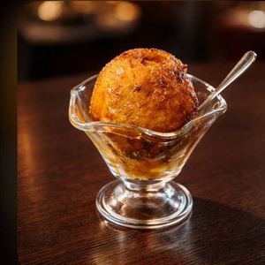 Flaming Fried Ice Cream – $10