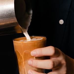 Drink a latte - Win a year's supply of specialty coffee.