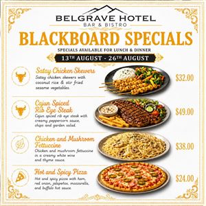BLACKBOARD SPECIALS 