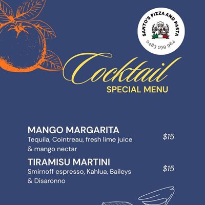 Santo's Pizza & Pasta - Kandos