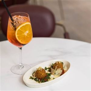 Spritz and Two Arancini